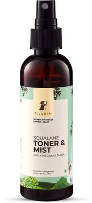 Pilgrim Squalane Alcohol-Free Hydrating Face Toner & Mist|Pore Tightening & Instant Glow Men & Women