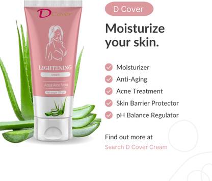 D cover NATURAL SKIN POINT CLEAN FOR WHITENING SKIN CREAM Men & Women