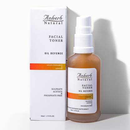 Anherb Facial Gel Toner infused with Asian Cinnamon and Ginger Men & Women