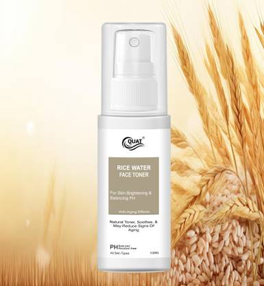 QUAT Korean Rice Toner for Glass Skin Minimizes Pores Intensely Hydrates Men & Women