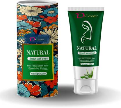 D cover 100% Stretch Marks Cream for Pregnancy with the Goodness of Aloe Vera
