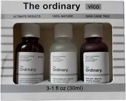 THE ORDINARY Vico Solution, Niacinamide and Peeling Solution for Men and Women