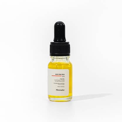 Minimalist AHA 25% + BHA 2% + PHA 5% Peeling Solution for Glowing Skin