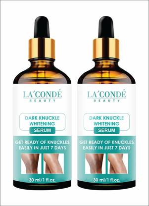 La'Conde Skin Whitening Serum For Dark Knuckles of Hand, Elbows & Knees Pack 2 of 30 ML Men & Women