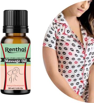 Renthol Breast Massage Oil for Women | Natural Chest Bosom | Herbal Oil for Women