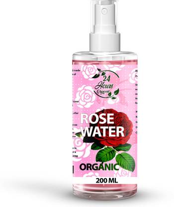24 Hours Organic Rose Water for Better Skin Men & Women