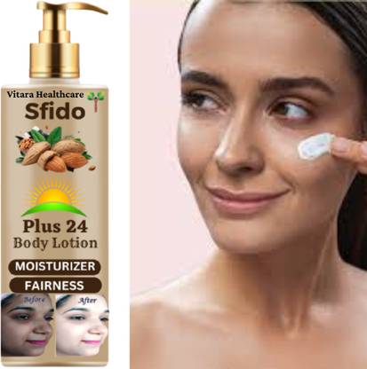 Vitara Healthcare Sfido Plus24 , Body Lotion for Women & Men , Sunscream Lotion , Whitening Skin Men & Women  (100 g) at Rs. 169