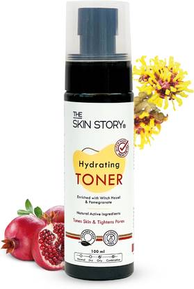 The Skin Story Hydrating And Pore Clarifying Face Toner, Witch Hazel, No Alcohol, For Oily Skin Men & Women