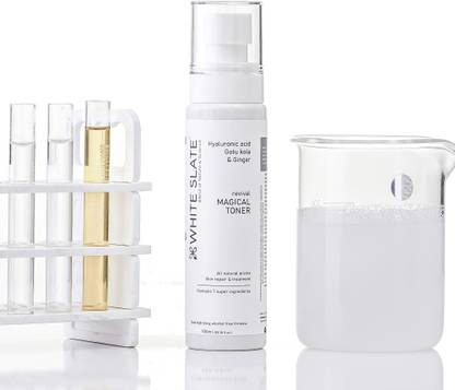 WHITE SLATE Hyaluronic acid, Gotu Kola & Ginger Revival Magical Toner, Alcohol free Mist| Men & Women