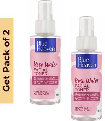 BLUE HEAVEN ROSE WATER (Facial Toner ) 125 ML X 2 hi Men & Women