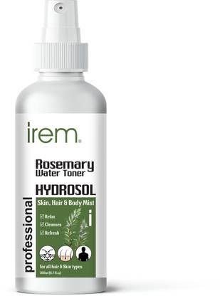 Irem Rosemary Water For Hair Growth Hydrosol-Toner-Mist For Glowing Skin Men & Women
