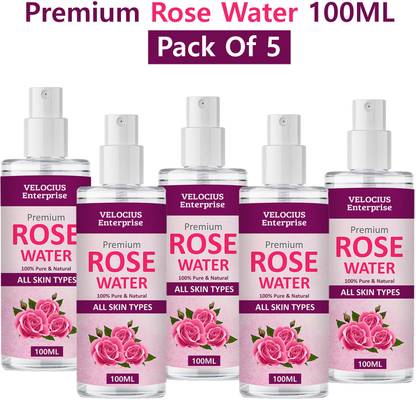 Velocius Enterprise Premium Rose Water 100% Natural Men & Women Men & Women