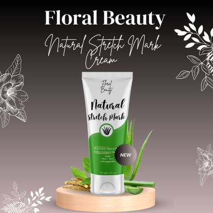 FLORAL BEAUTY NATURAL STRETCH MARK CREAM Clean Skincare for Stretch Marks"