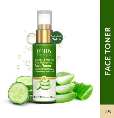 Lotus Botanicals Cucumber & Aloe Vera Pore Tightening Face Toner Men & Women
