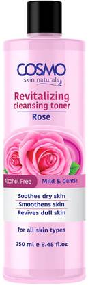 COSMO Rose Revitalizing Cleansing Toner | Skin Care | Alcohol Free Facial Toner Men & Women