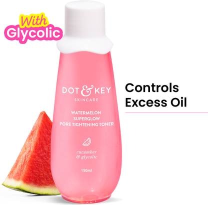 Dot & Key Watermelon Superglow Pore Tightening Toner,For Glowing Skin,For Pores Tightening Women