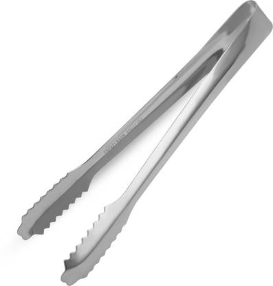fackelmann 49293 Stainless Steel Ice Tong Ideal for Lifting Ice Cubes, Sugar Cubes, & Nuts - 18cm 18 cm Ice Tongs