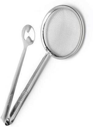 AFFODYL MFS-2024 Filter Spoon Clip Colander Oil-Frying, Filter Fried Food Clip Kitchen Tongs 14 cm Roasting Tongs