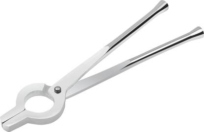 IMPULSE Stainless Steel Premium Quality Light Goti Matt Finish / Pincers / sandsi / Tool Kitchen Accessories 24 cm NA Pakkad