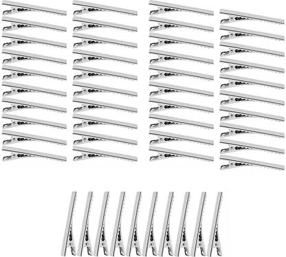Kela devi 50 PCS Plain Alligator Barrettes Metal Hair Pin