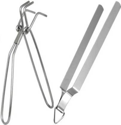 Divyanshimetals DT0001 Chimta and Pakkad set 30 cm, 30 cm Utility Pakkad Set