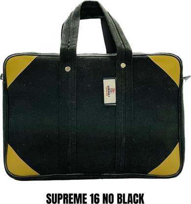 GIRIRAJ CANVAS HUB Supreme 16 no Black ( 16"x10"x4" ) MINI bag for Soni & Zaveri Canvas Tool Bag