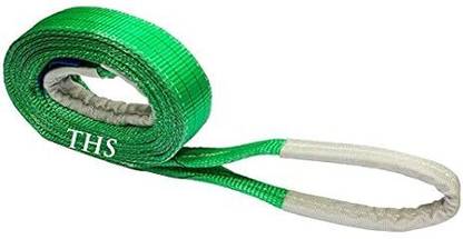 THS 2 Ton * 10MTR 2x Strong Green Color Double Ply Webbing Slings Flat Belt Tool Belt