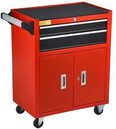 Fulcrum 2 Drawer Tool Trolley with Cabinet JS-306B 2 Drawer Tool Trolley with Cabinet JS-306B Tool Box