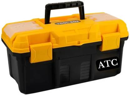 ATC YTB19 Plastic Toolbox Unbreakable 19-inch Portable Tool Box Tool Box with Tray