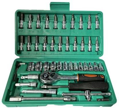 ENMORA tool kit 46 in 1 Pcs tool set and Socket Set Multi Purpose rew14 Cycling Type refers to specialized set of tools and euipment that are designed for a particular purpose or task