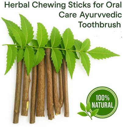 APEXIO COLLECTION NEEM - Datun|Twig|Datwan|Stick 25 pcs. Medium Toothbrush (Pack of 25) Toothbrush Case