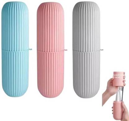 Ascendant Innovation Travel Toothbrush Toothpaste Case Toothbrush Case