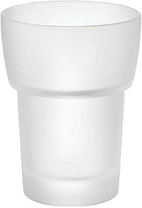 Decent Glass New Frosted Glass Toothbrush Holder Replacement Glass for Washroom, Glass Toothbrush Holder