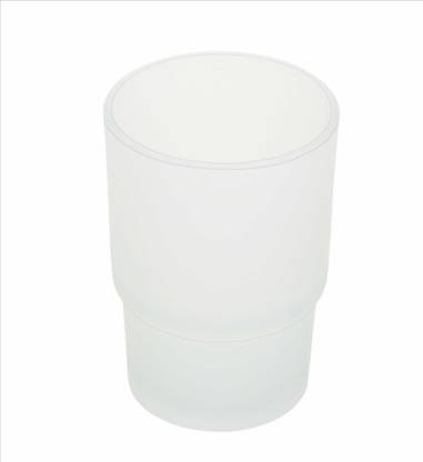 Easyhome Furnish glass Toothbrush Holder Stand Tumbler Holder toothpaste holder Bathroom Glass Toothbrush Holder