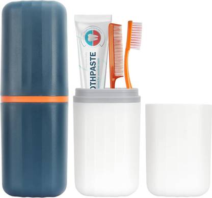 MILDIV Travel Toothbrush Cup Case, Toothbrush Travel Container Portable Modern Toothbrush Case