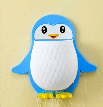 kridha Penguin Shaped Multipurpose Toothbrush Holder for Bathroom & Bedroom for Kids Plastic Toothbrush Holder