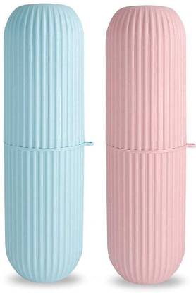 Crevice Capsule Shape Travel Toothbrush Toothpaste Case Holder Toothbrush Case