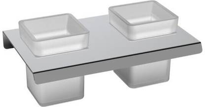 Viking Brass, Glass Toothbrush Holder