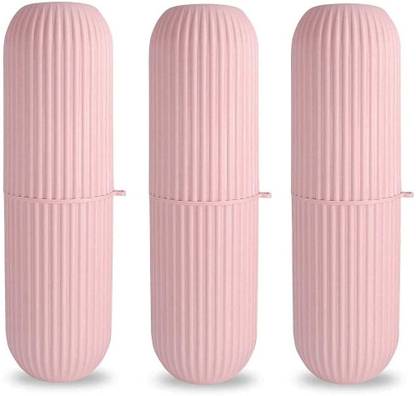 DCELLA Portable Toothbrush Storage Box Container Plastic Toothbrush Holder Plastic Toothbrush Holder