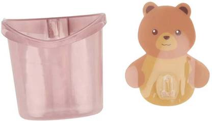 HMSALES Multipurpose Wall Mount Toothbrush Holder Plastic Stand For Toothpaste, Comb Plastic Toothbrush Holder