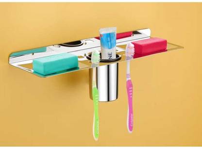 pizmo Stainless Steel Toothbrush Holder