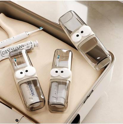 HASHFLOW Toothbrush Holder Cover Ovel Shape for Bathroom,Travelling Portable Plastic Toothbrush Holder