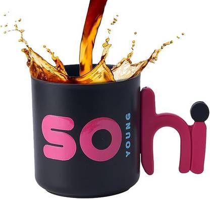 DCELLA Reusable Letter Cup Toothbrush Holder Bathroom Toothbrush Holder Organizer Polypropylene Toothbrush Holder