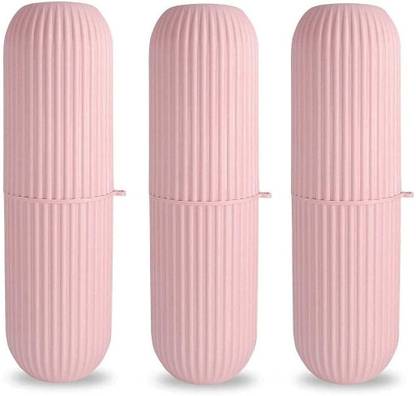 Yogini Greens Portable Toothbrush Storage Box Container Plastic Toothbrush Holder Plastic Toothbrush Holder
