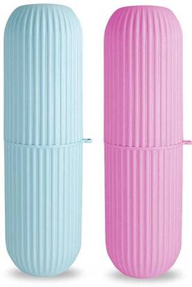 PARAM DHYEY Capsule Shape Travel Toothbrush/Toothpaste Case Cover Portable Storage Box Plastic Toothbrush Holder