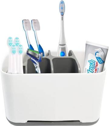 BELLERBIRD Multipurpose Storage Stand for KITCHEN & BATHROOM Plastic Toothbrush Holder
