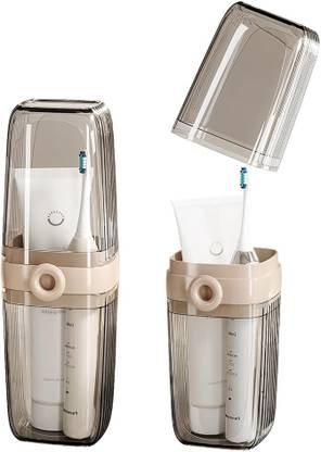HASTHIP Toothbrush Travel Case with Cup Toothbrush Case