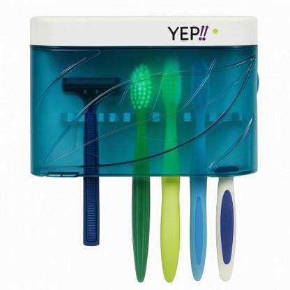 T2H Shopping YEP!! Multi-Functional Uv light toothbrush sanitizer,With 5 Slots. Toothbrush Sanitizer