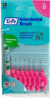 TePe Interdental Brushes Pink Original Size 0 Soft Toothbrush