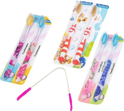 Oxyfresh OXY FRESH TOOTHBRUSH PACK OF 7 Ultra Soft Toothbrush